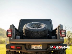 Jeep Gladiator Tire Carrier - Adjustable - In-Bed by DV8